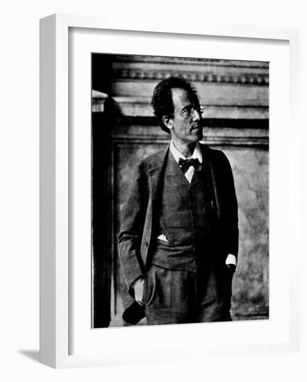 Portrait of Gustav Mahler-null-Framed Photographic Print
