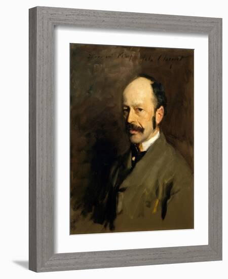 Portrait of Gustav Natorp, C.1883-84-John Singer Sargent-Framed Giclee Print