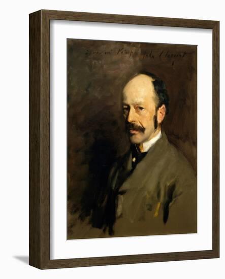 Portrait of Gustav Natorp, C.1883-84-John Singer Sargent-Framed Giclee Print