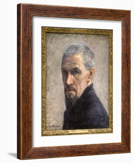 Portrait of Gustave Caillebotte (Oil on Canvas)-Gustave Caillebotte-Framed Giclee Print