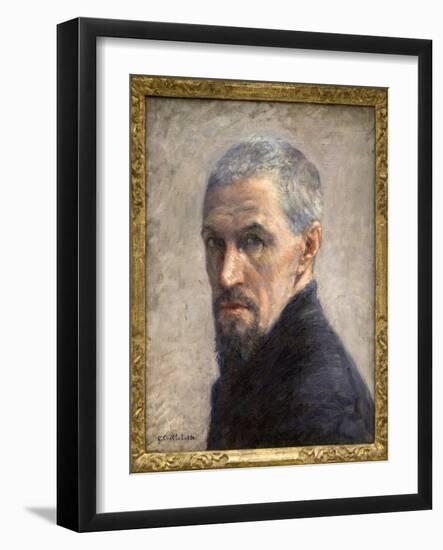 Portrait of Gustave Caillebotte (Oil on Canvas)-Gustave Caillebotte-Framed Giclee Print