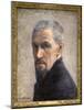 Portrait of Gustave Caillebotte (Oil on Canvas)-Gustave Caillebotte-Mounted Giclee Print