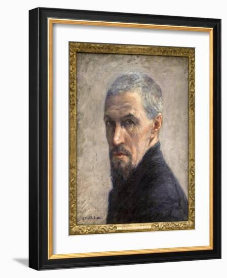 Portrait of Gustave Caillebotte (Oil on Canvas)-Gustave Caillebotte-Framed Giclee Print