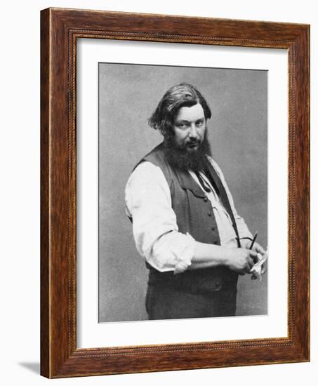 Portrait of Gustave Courbet-Nadar-Framed Photographic Print