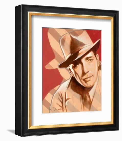 Portrait of H. Bogart-Joadoor-Framed Art Print