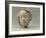 Portrait of Hanako (1868-1945), 1908 (Plaster)-Auguste Rodin-Framed Giclee Print