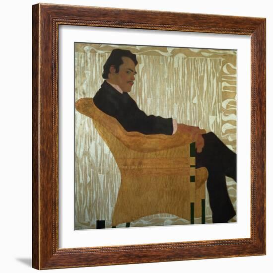 Portrait of Hans Massmann, 1909-Egon Schiele-Framed Giclee Print