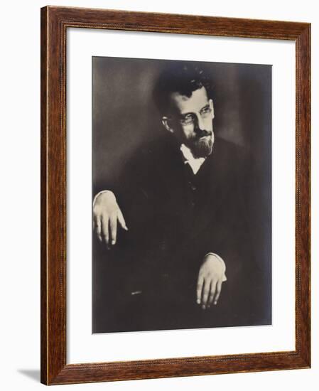 Portrait of Hans Pfitzner-null-Framed Photographic Print