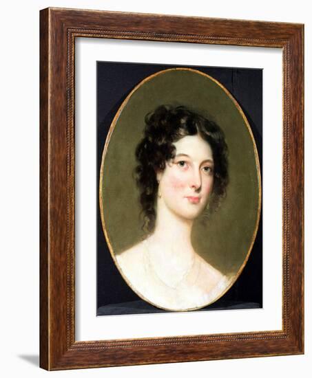 Portrait of Harriet Fane, Mrs Charles Arbuthnot (1793-1834) 1820s-Thomas Lawrence-Framed Giclee Print