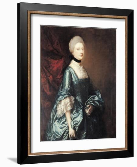 Portrait of Harriet, Viscountess Tracy, C.1763-Thomas Gainsborough-Framed Giclee Print