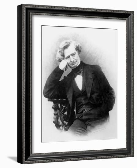 Portrait of Hector Berlioz-Pierre Petit-Framed Photographic Print