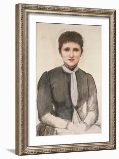 Portrait of Helen Mary Gaskell, 1893-Edward Burne-Jones-Framed Giclee Print