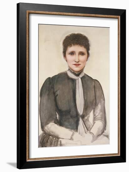 Portrait of Helen Mary Gaskell, 1893-Edward Burne-Jones-Framed Giclee Print