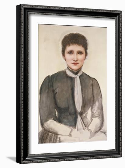 Portrait of Helen Mary Gaskell, 1893-Edward Burne-Jones-Framed Giclee Print