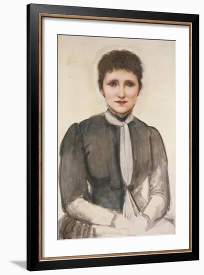 Portrait of Helen Mary Gaskell, 1893-Edward Burne-Jones-Framed Giclee Print