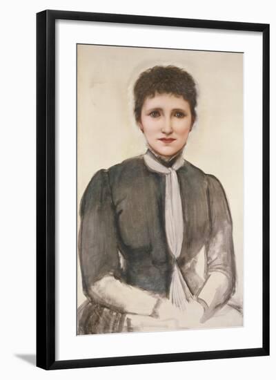 Portrait of Helen Mary Gaskell, 1893-Edward Burne-Jones-Framed Giclee Print