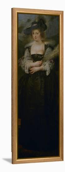 Portrait of Helena Fourment, C.1630-1632-Peter Paul Rubens-Framed Premier Image Canvas