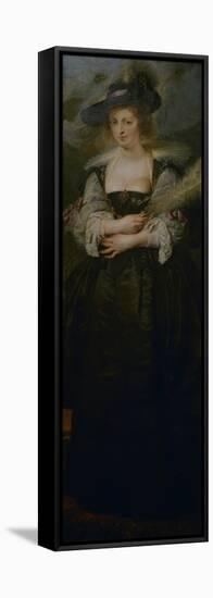 Portrait of Helena Fourment, C.1630-1632-Peter Paul Rubens-Framed Premier Image Canvas