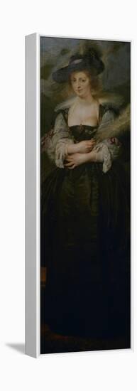 Portrait of Helena Fourment, C.1630-1632-Peter Paul Rubens-Framed Premier Image Canvas