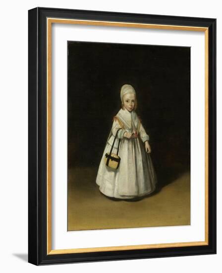 Portrait of Helena van der Schalcke, c.1648-Gerard ter Borch or Terborch-Framed Giclee Print