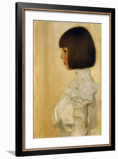 Portrait of Helene Klimt-Gustav Klimt-Framed Giclee Print