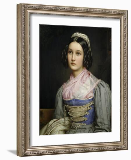 Portrait of Helene Sedelmayer, 1831-Joseph Karl Stieler-Framed Giclee Print