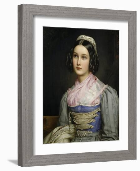 Portrait of Helene Sedelmayer, 1831-Joseph Karl Stieler-Framed Giclee Print