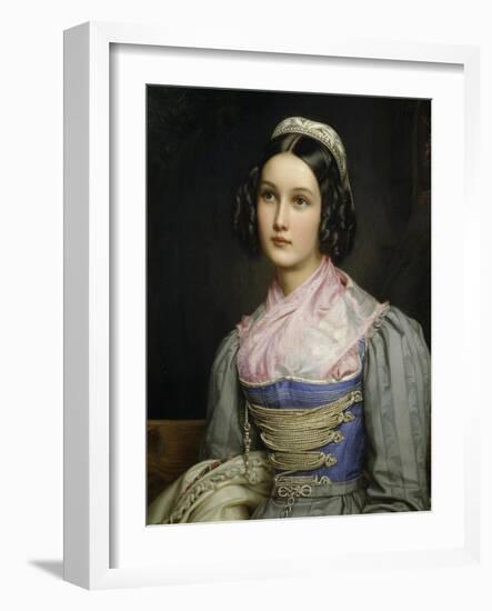 Portrait of Helene Sedelmayer, 1831-Joseph Karl Stieler-Framed Giclee Print