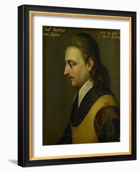 Portrait of Hendrik, Count of Nassau-Wybrand de Geest-Framed Art Print