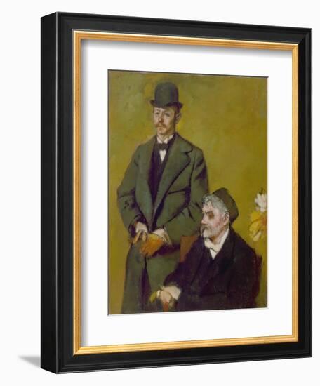 Portrait of Henri and Alexis Rouart, 1895-Edgar Degas-Framed Giclee Print