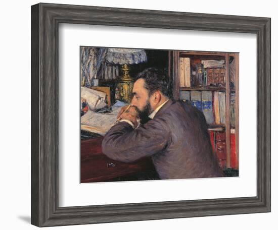 Portrait of Henri Cordier-Gustave Caillebotte-Framed Giclee Print