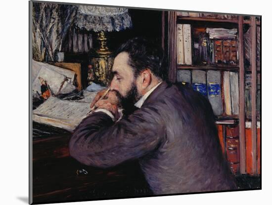 Portrait of Henri Cordier-Gustave Caillebotte-Mounted Giclee Print