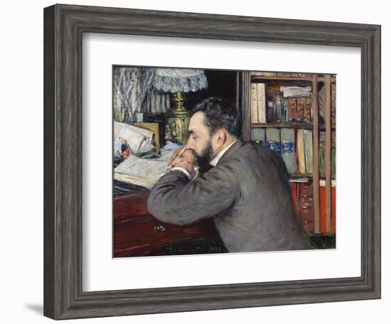 Portrait of Henri Cordier-Gustave Caillebotte-Framed Giclee Print