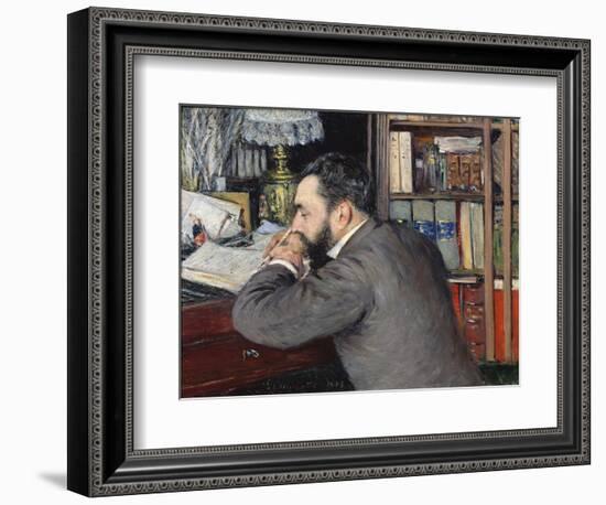 Portrait of Henri Cordier-Gustave Caillebotte-Framed Giclee Print