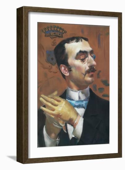 Portrait of Henri De Toulouse-Lautrec-Giovanni Boldini-Framed Giclee Print