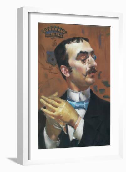 Portrait of Henri De Toulouse-Lautrec-Giovanni Boldini-Framed Giclee Print