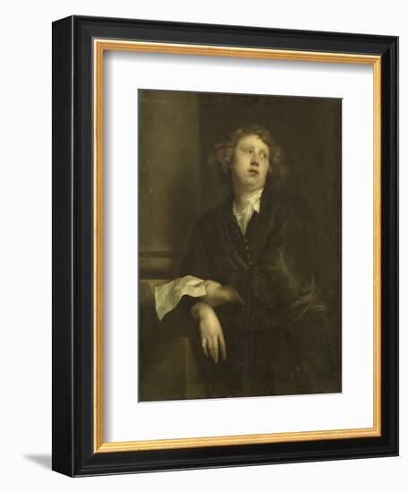 Portrait of Henricus Liberti, Composer and Organist-Anthony Van Dyck-Framed Art Print