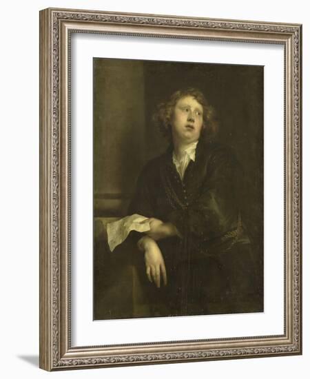 Portrait of Henricus Liberti, Composer and Organist-Anthony Van Dyck-Framed Art Print