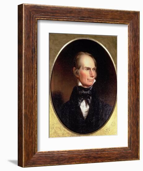 Portrait of Henry Clay (1777-1852) Painted for His Election Campaign, 1842-John Neagle-Framed Giclee Print