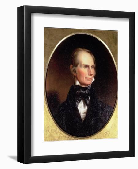 Portrait of Henry Clay (1777-1852) Painted for His Election Campaign, 1842-John Neagle-Framed Giclee Print