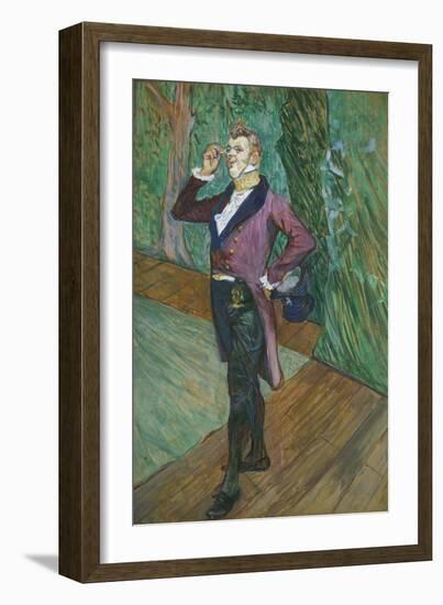 Portrait of Henry De Samary of the Comedie Francaise-Henri de Toulouse-Lautrec-Framed Giclee Print