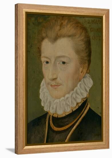Portrait of Henry I of Lorraine (1550–1588), Duke of Guise, 1560-70 (Oil on Panel)-Anonymous Anonymous-Framed Premier Image Canvas