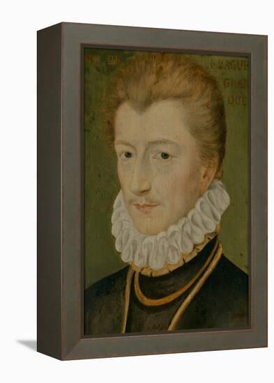 Portrait of Henry I of Lorraine (1550–1588), Duke of Guise, 1560-70 (Oil on Panel)-Anonymous Anonymous-Framed Premier Image Canvas