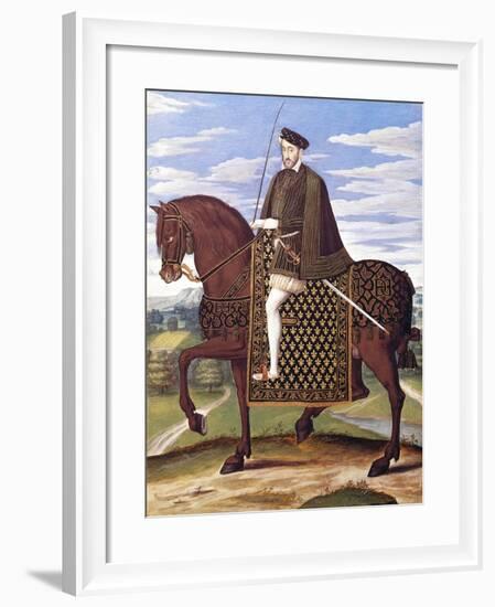 Portrait of Henry II of France-null-Framed Giclee Print