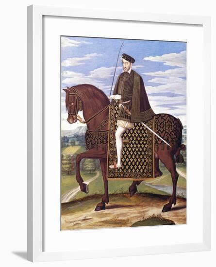 Portrait of Henry II of France-null-Framed Giclee Print