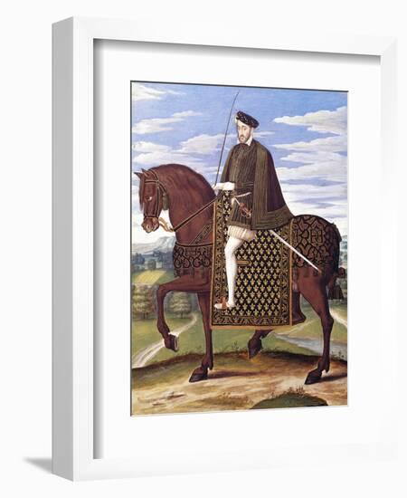 Portrait of Henry II of France-null-Framed Giclee Print