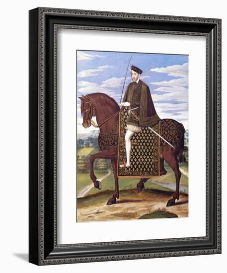 Portrait of Henry II of France-null-Framed Giclee Print