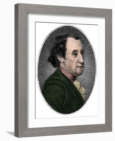 Portrait of Henry James Pye (1745-1813) English poet-French School-Framed Giclee Print