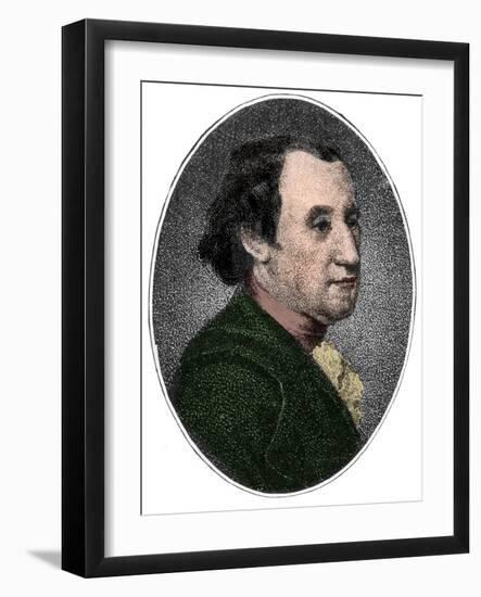 Portrait of Henry James Pye (1745-1813) English poet-French School-Framed Giclee Print