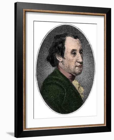 Portrait of Henry James Pye (1745-1813) English poet-French School-Framed Giclee Print